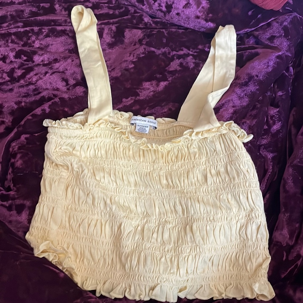 New Yellow Crop Top
